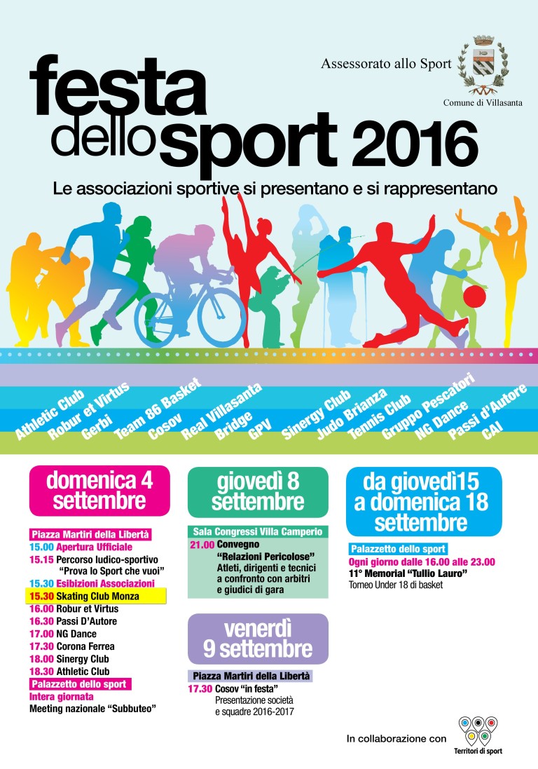Festa dello Sport 2016 – Villasanta